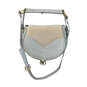 Sancia Babylon Bar Crossbody Bag Blue Gray